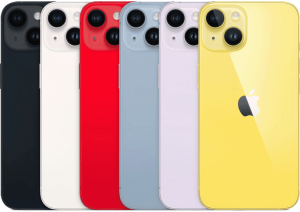 An image of iPhone 14 all colours